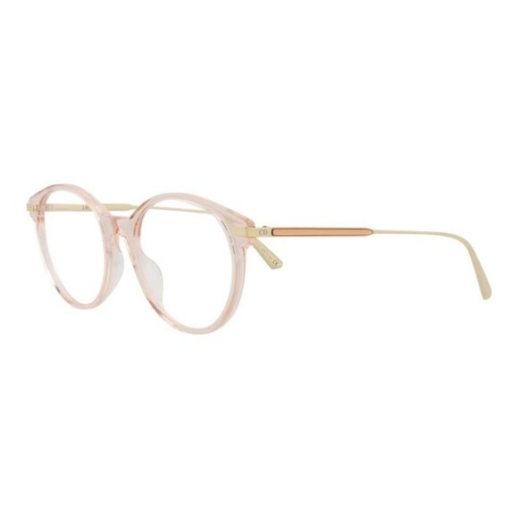 Dior Womens Round/Oval Pink Gold Transparent Fashion Designer Eyewear - Picture 1 of 4